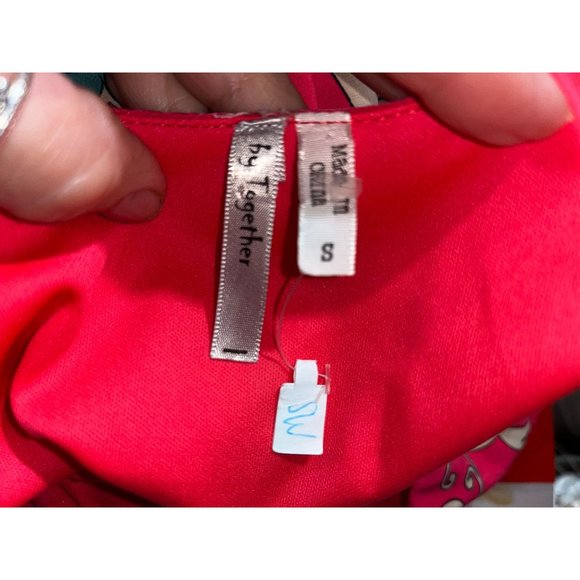 By Together BoHo Scoop Neck Dress with Kimono Style Sleeve Size Small NWT - Picture 5 of 9